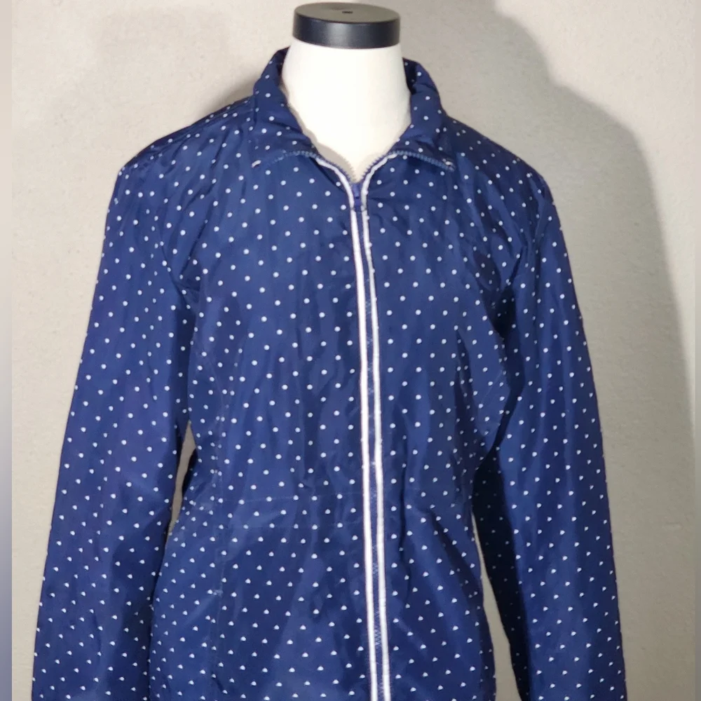 i5 Apparel Jacket Polka dot Blue Size M